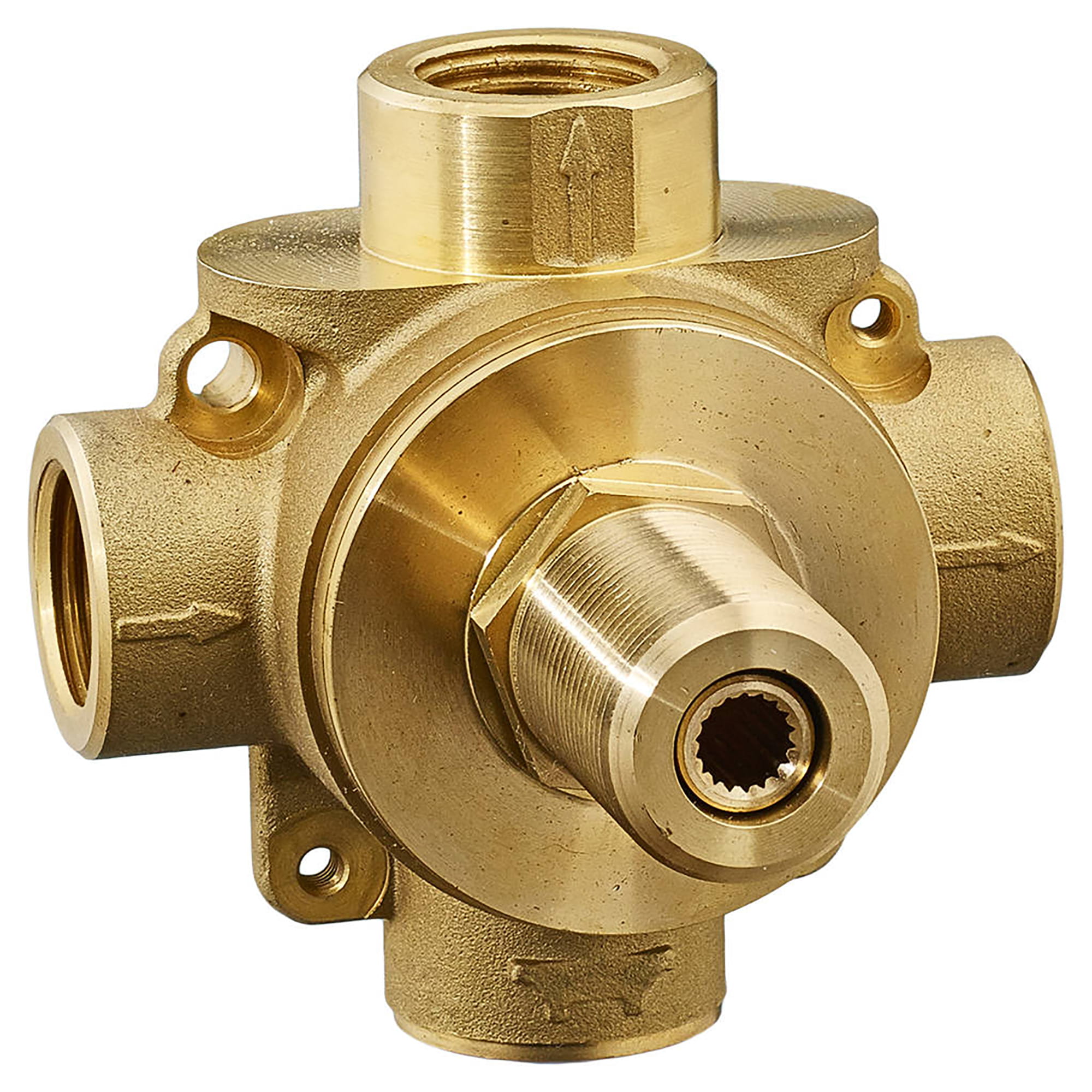 3-Way In-Wall Diverter Rough-In Valve With 3 Discrete Functions